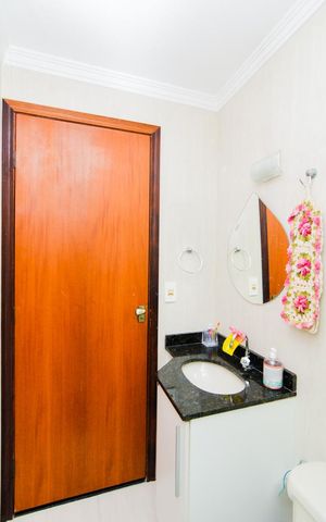 Apartamento à venda com 139m², 3 quartos e 4 vagasBanheiro do Quarto 1