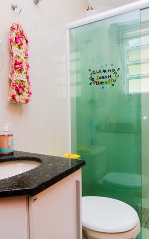 Apartamento à venda com 139m², 3 quartos e 4 vagasBanheiro do Quarto 1