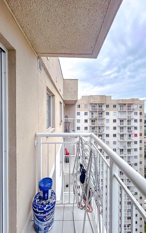 Apartamento à venda com 27m², 1 quarto e sem vagaVaranda