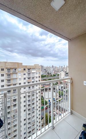Apartamento à venda com 27m², 1 quarto e sem vagaVaranda