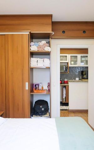 Apartamento à venda com 38m², 1 quarto e 1 vagaQuarto