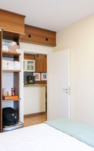 Apartamento à venda com 38m², 1 quarto e 1 vagaQuarto