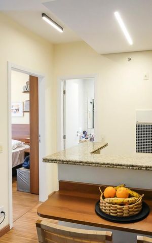 Apartamento à venda com 38m², 1 quarto e 1 vagaCozinha