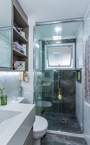 Apartamento à venda com 107m², 3 quartos e 2 vagas Apartamento à venda com 107m², 3 quartos e 2 vagasBanheiro suite 2