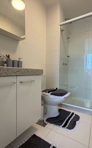 Apartamento para alugar com 77m², 2 quartos e 1 vagaBanheiro da suíte 2