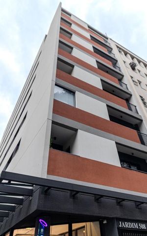 Studio para alugar com 24m², 1 quarto e sem vaga Studio para alugar com 24m², 1 quarto e sem vagaFachada