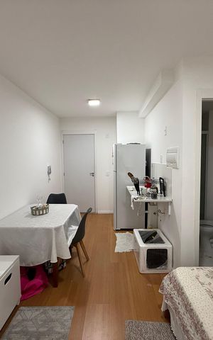 Studio para alugar com 24m², 1 quarto e sem vaga