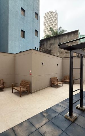 Studio para alugar com 24m², 1 quarto e sem vaga