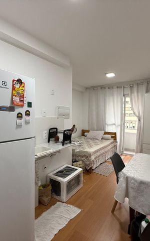 Studio para alugar com 24m², 1 quarto e sem vaga