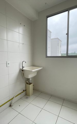 Apartamento para alugar com 44m², 2 quartos e 1 vaga Apartamento para alugar com 44m², 2 quartos e 1 vagaCozinha e Área de Serviço