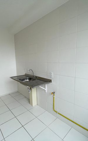 Apartamento para alugar com 44m², 2 quartos e 1 vaga Apartamento para alugar com 44m², 2 quartos e 1 vagaCozinha e Área de Serviço