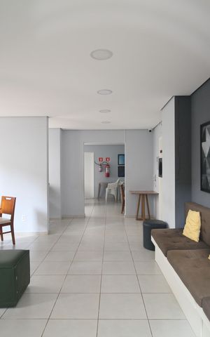 Apartamento à venda com 37m², 2 quartos e sem vagaÁrea comum - Salão de festas