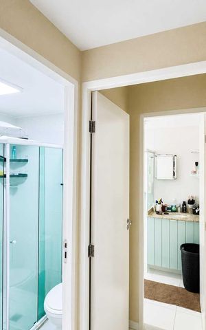 Apartamento para alugar com 55m², 2 quartos e 1 vaga Apartamento para alugar com 55m², 2 quartos e 1 vagaBanheiro