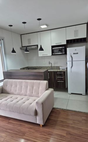 Apartamento à venda com 43m², 1 quarto e 1 vaga