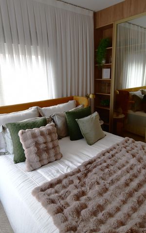 Apartamento à venda com 139m², 3 quartos e 2 vagasQuarto 2 - Suíte