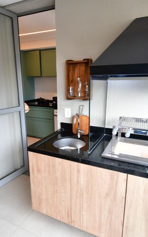 Apartamento à venda com 139m², 3 quartos e 2 vagasChurrasqueira