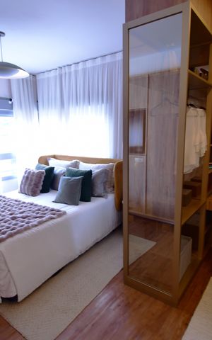 Apartamento à venda com 139m², 3 quartos e 2 vagasQuarto 2 - Suíte
