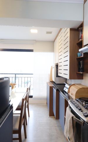 Apartamento à venda com 66m², 3 quartos e 1 vagaCozinha e Área de Serviço