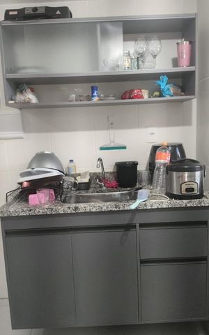 Apartamento à venda com 56m², 1 quarto e 1 vaga Apartamento à venda com 56m², 1 quarto e 1 vagaCozinha