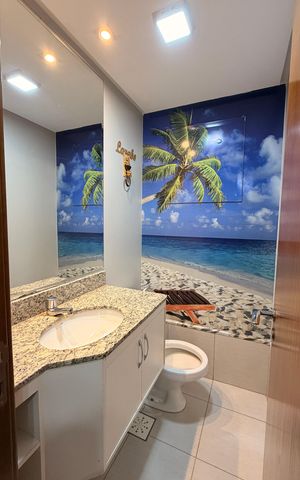 Apartamento para alugar com 79m², 3 quartos e 1 vagaLavabo