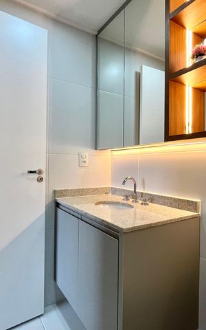 Apartamento à venda com 65m², 2 quartos e 1 vaga Apartamento à venda com 65m², 2 quartos e 1 vagaBanheiro da Suíte