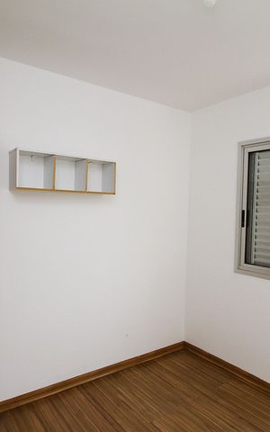 Apartamento à venda com 64m², 3 quartos e 2 vagasQuarto 3