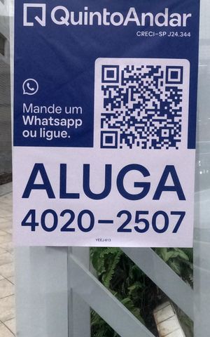 Apartamento para alugar com 90m², 2 quartos e 1 vagaFachada | Adesivo/Placa Quintoandar instalado 