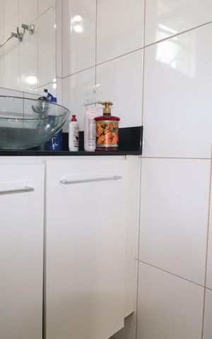 Apartamento à venda com 92m², 3 quartos e 2 vagasBanheiro Quarto 1 Suíte
