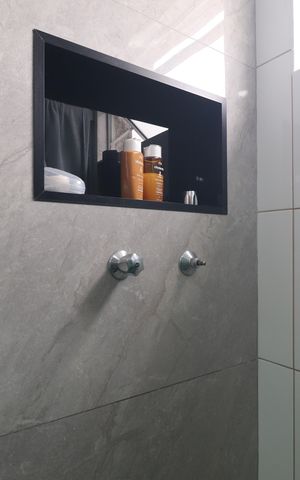Apartamento à venda com 92m², 3 quartos e 2 vagasBanheiro Quarto 1 Suíte