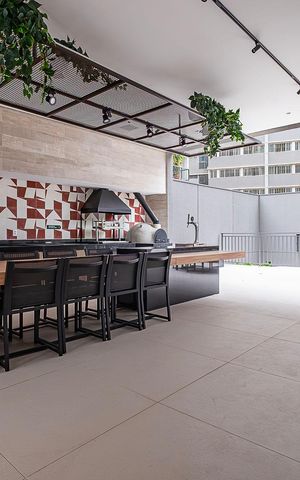 Studio à venda com 26m², 1 quarto e sem vaga Studio à venda com 26m², 1 quarto e sem vagaChurrasqueira