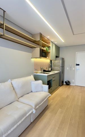 Studio para alugar com 39m², 1 quarto e 1 vaga Studio para alugar com 39m², 1 quarto e 1 vagaSala