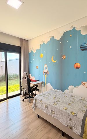 Casa de condomínio à venda com 208m², 3 quartos e 4 vagasQuarto 1