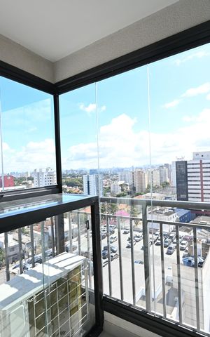 Apartamento para alugar com 33m², 1 quarto e 1 vagaVaranda