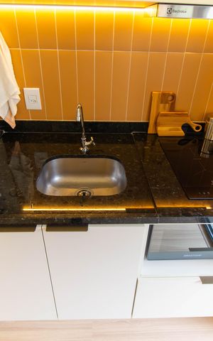 Studio à venda com 33m², 1 quarto e sem vaga