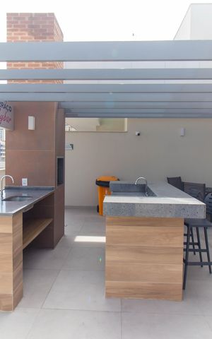 Studio à venda com 33m², 1 quarto e sem vaga