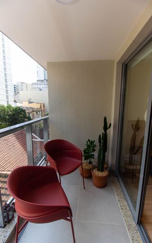 Studio à venda com 33m², 1 quarto e sem vaga
