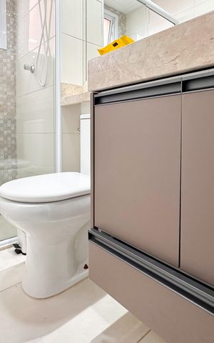 Apartamento para alugar com 50m², 2 quartos e 1 vagaBanheiro Social