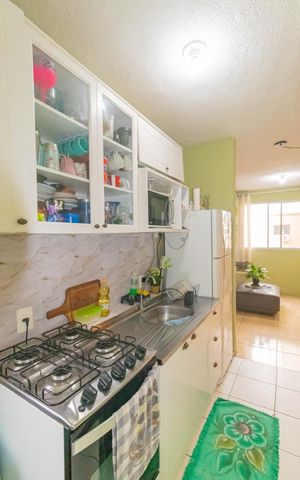 Apartamento à venda com 41m², 2 quartos e 1 vagaCozinha e Área de Serviço
