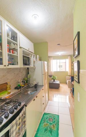 Apartamento à venda com 41m², 2 quartos e 1 vagaCozinha e Área de Serviço