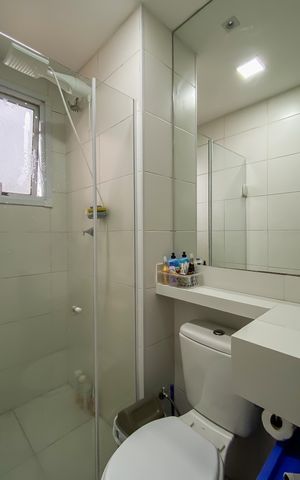 Apartamento à venda com 41m², 2 quartos e 1 vaga Apartamento à venda com 41m², 2 quartos e 1 vagaBanheiro