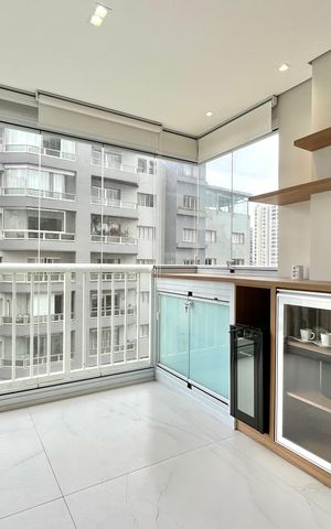 Apartamento à venda com 42m², 1 quarto e 1 vagaVaranda