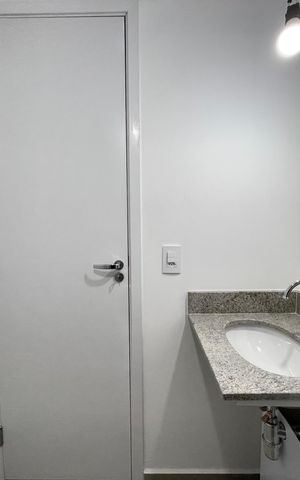 Studio para alugar com 26m², 1 quarto e sem vaga Studio para alugar com 26m², 1 quarto e sem vagaBanheiro