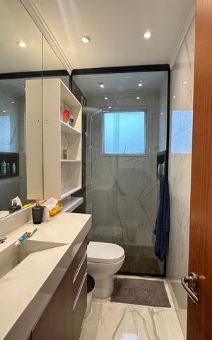 Casa de condomínio para alugar com 147m², 3 quartos e 2 vagas Casa de condomínio para alugar com 147m², 3 quartos e 2 vagasBanheiro