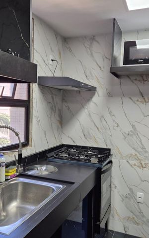 Apartamento para alugar com 55m², 1 quarto e 1 vaga