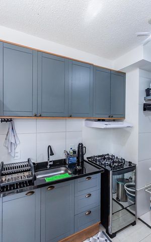 Apartamento à venda com 34m², 2 quartos e sem vagaSala, cozinha e área de serviço
