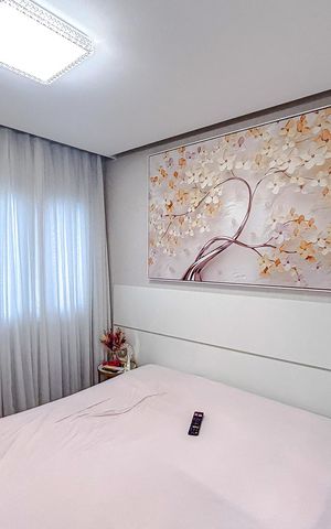Apartamento à venda com 102m², 3 quartos e 2 vagasQuarto 2 - Suíte
