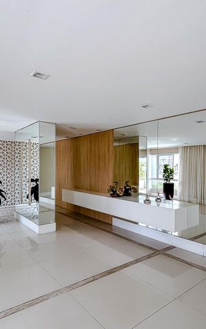 Apartamento à venda com 102m², 3 quartos e 2 vagasHall social