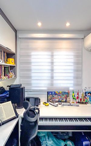 Apartamento à venda com 102m², 3 quartos e 2 vagasQuarto 3