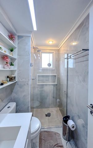 Apartamento à venda com 102m², 3 quartos e 2 vagasBanheiro da Suíte