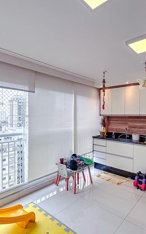 Apartamento à venda com 102m², 3 quartos e 2 vagasVaranda